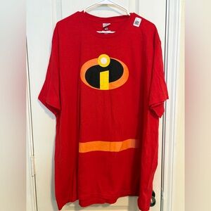 Disney Red Crewneck Graphic Tee